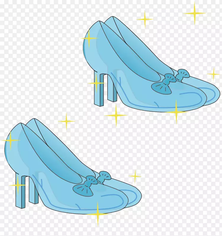 蓝色鞋-蓝色质地拖鞋