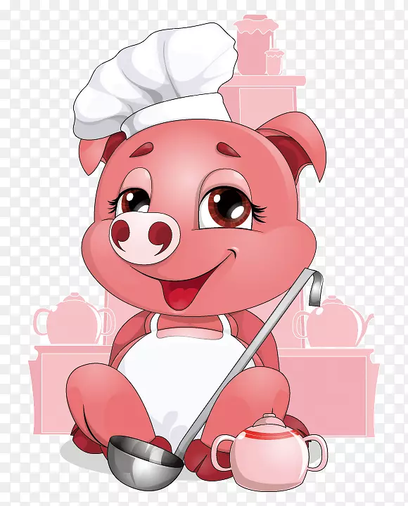 家猪厨师-厨师猪