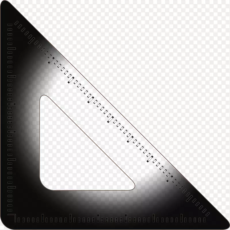 三角品牌黑白创意初中数学三角尺