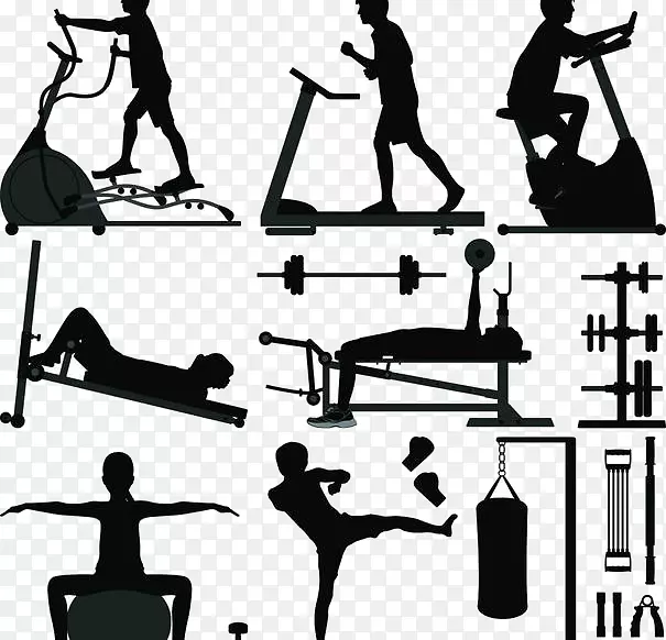 体育锻炼体重训练中心奥林匹克举重体重锻炼-健身