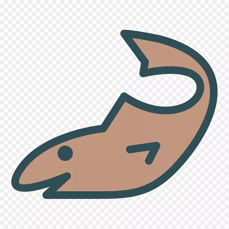 鲨鱼可伸缩图形图标-灰鲸