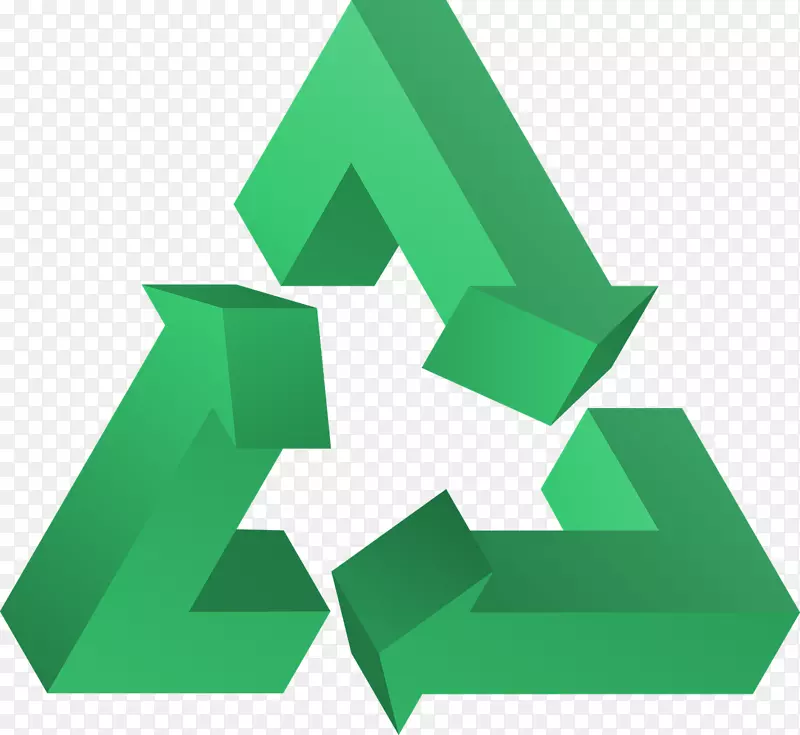彭罗斯三角回收废物再利用废料回收