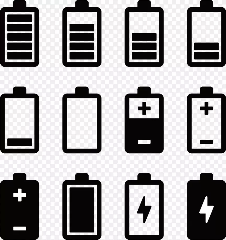 电池充电器图标-电池图标