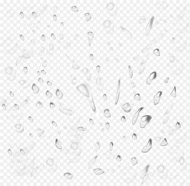 黑白图案-清水效果元素