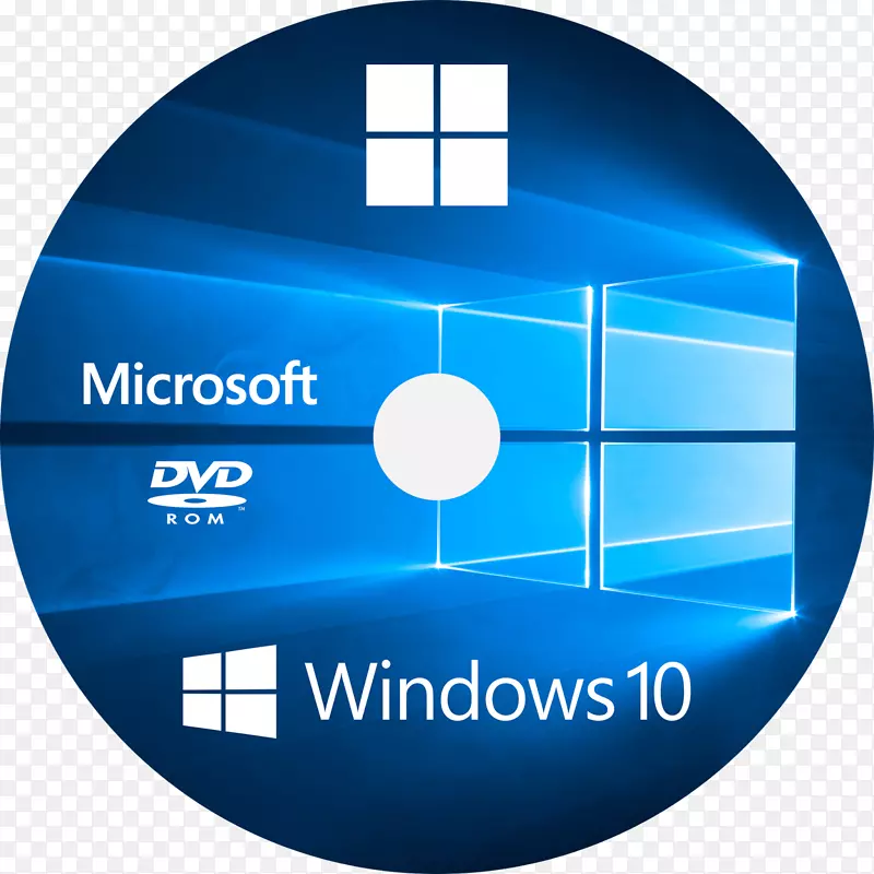 Windows 10 DVD 光盘封面PNG图片素材下载_图片编号76906-PNG素材网