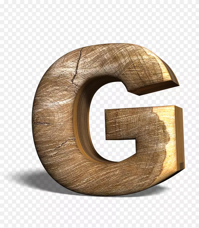 字母g插图.棕色字母g