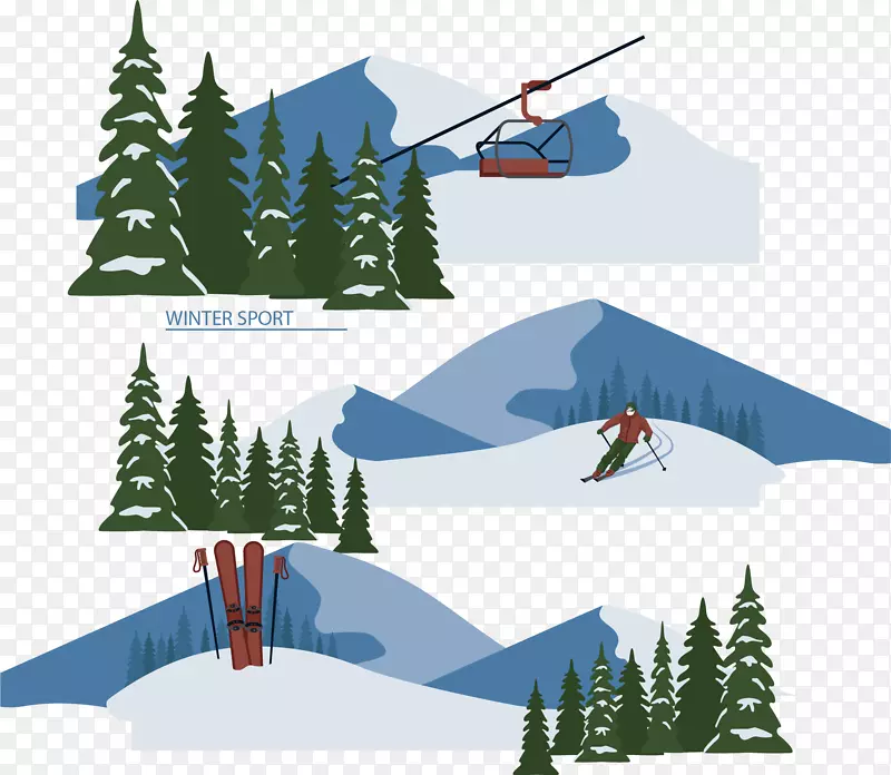 高山滑雪-高山滑雪