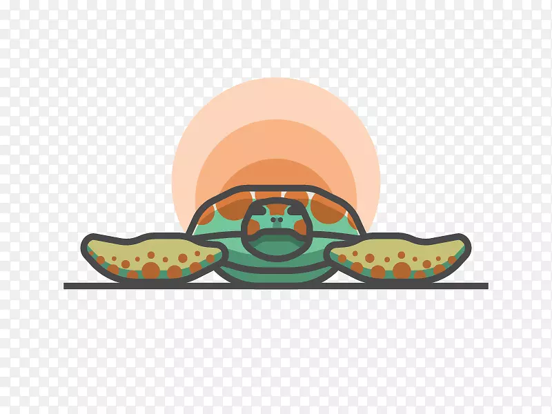 海龟图形插图-绘龟创意