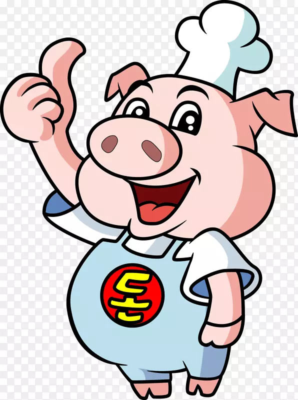 家猪厨师剪贴画-小猪厨师