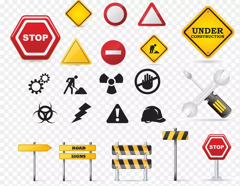 交通标志道路运输u-交通标志元素