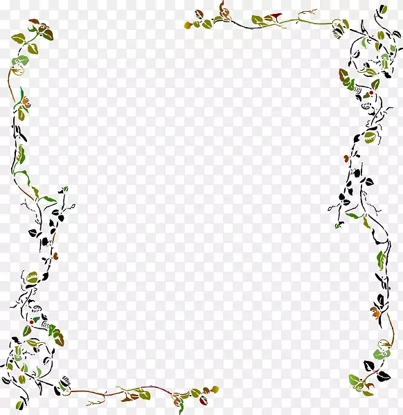 橄榄枝月桂花环夹艺术-叶架PNG剪贴画