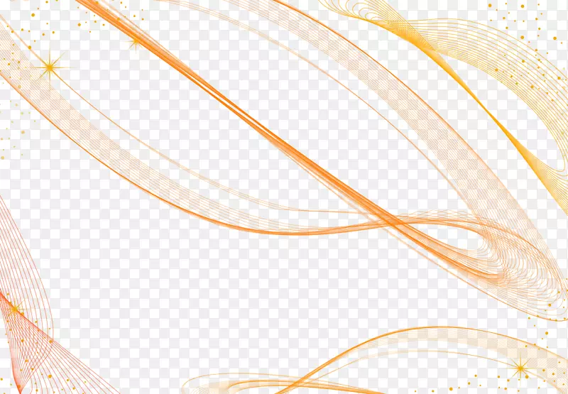 黄色图案-橙色抽象线条背景装饰材料