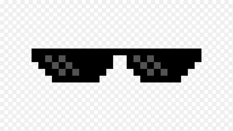 Chroma键下载眼镜-像素太阳镜