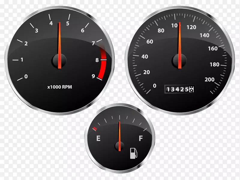 汽车速度计转速表燃油表自动拨号