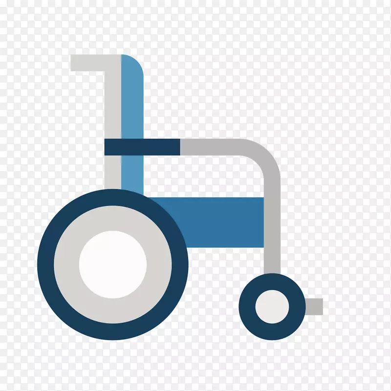轮椅可伸缩图形图标-灰色轮椅