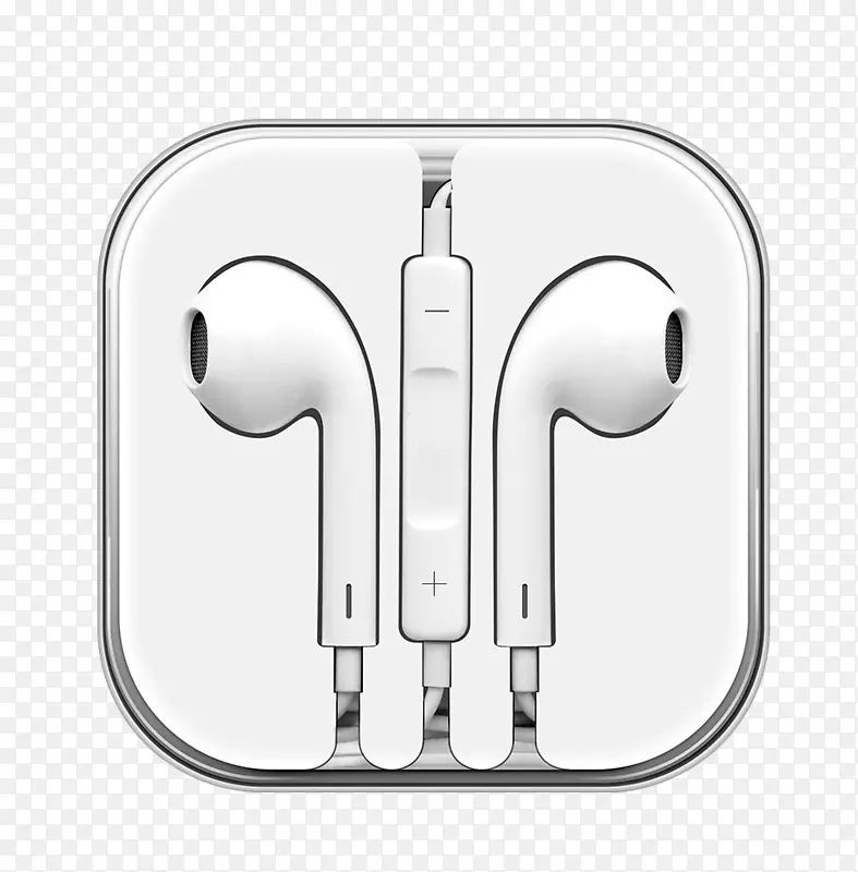 iphone 5耳机麦克风iphone 6s苹果耳机-白色耳机