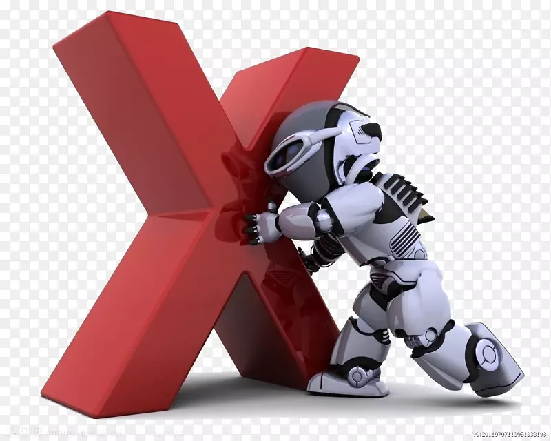 机器人摄影-推一个字母x机器人