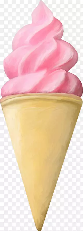 冰淇淋圆锥冰淇淋圣代意大利冰淇淋