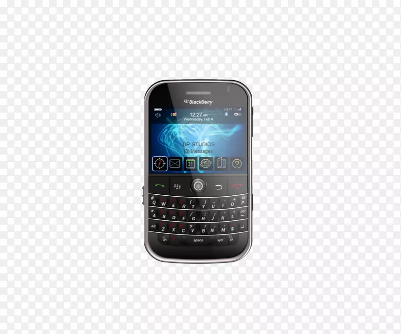 智能手机功能手机网页横幅图标-黑莓qwerty PSD材料