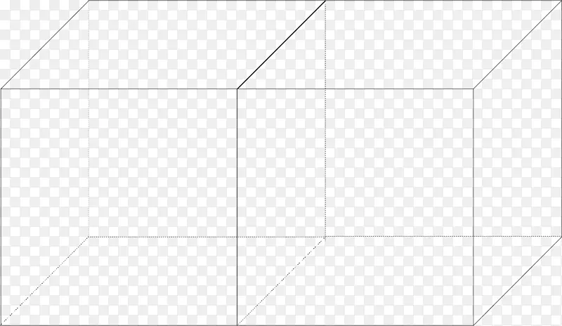 线黑白角点-初中数学创意立方体