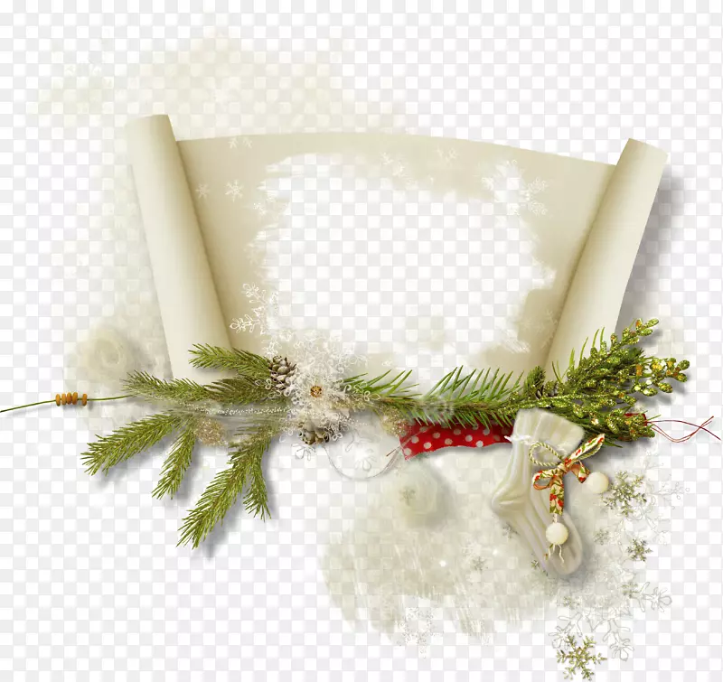 图片框圣诞节新年假期-圣诞装饰材料