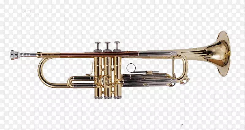 小号乐器黄铜乐器f.e。奥兹科内特-他吹喇叭
