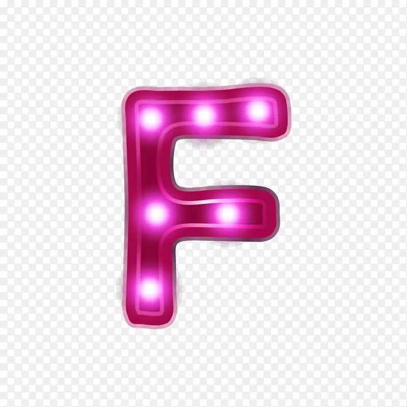 字母霓虹灯字体-霓虹灯字母表f