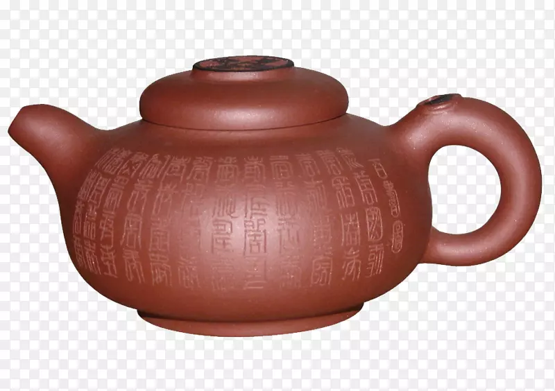 宜兴粘土茶壶-茶壶