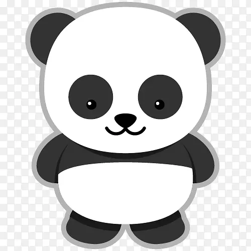 大熊猫熊红熊猫剪贴画-熊猫