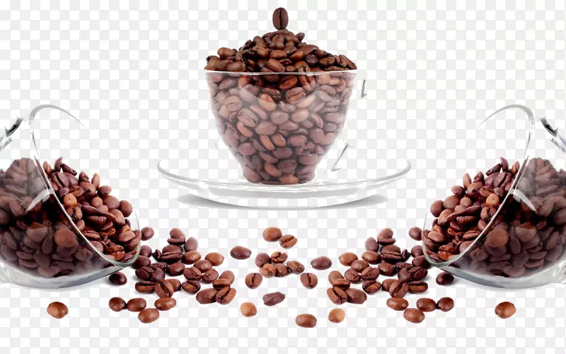巧克力覆盖咖啡豆咖啡厅-咖啡