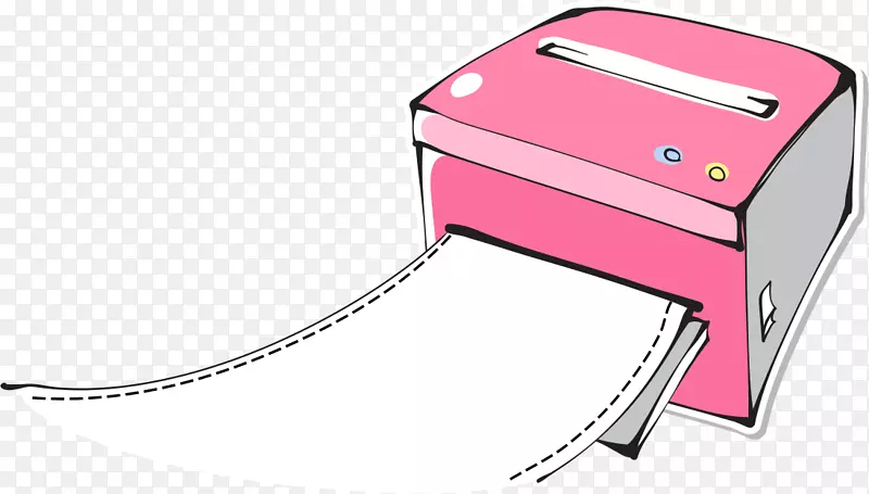 纸品惠普企业印刷机-粉红打印机