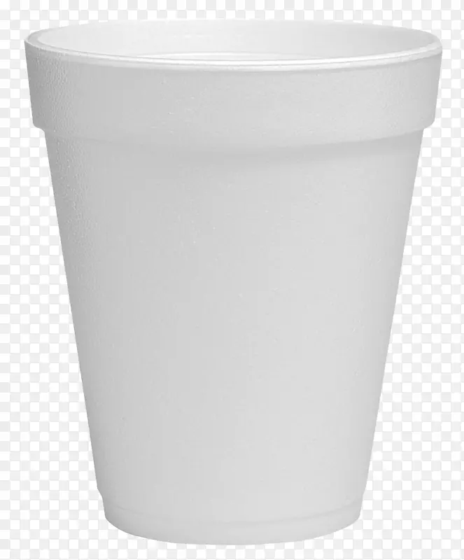 盖塑料花盆杯白色塑料杯