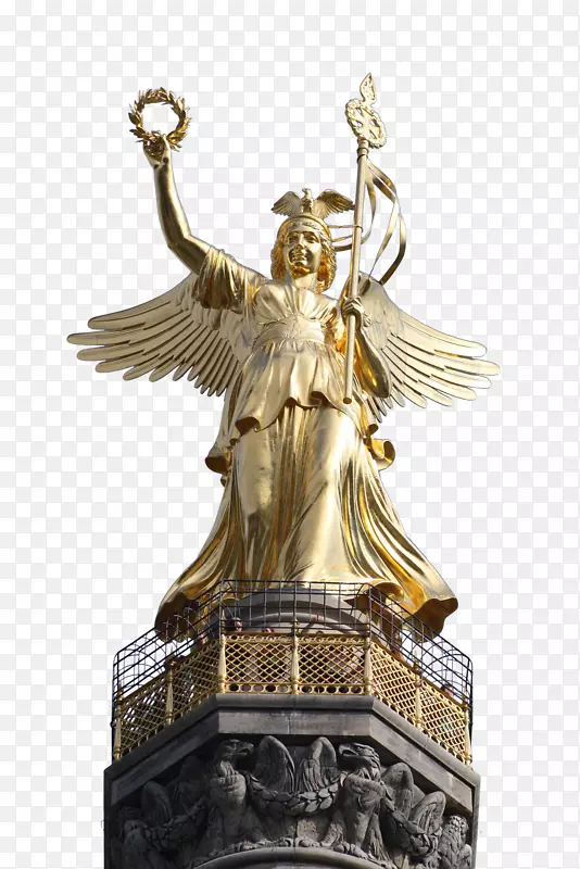 柏林胜利柱勃兰登堡门纪念碑雕像-女神