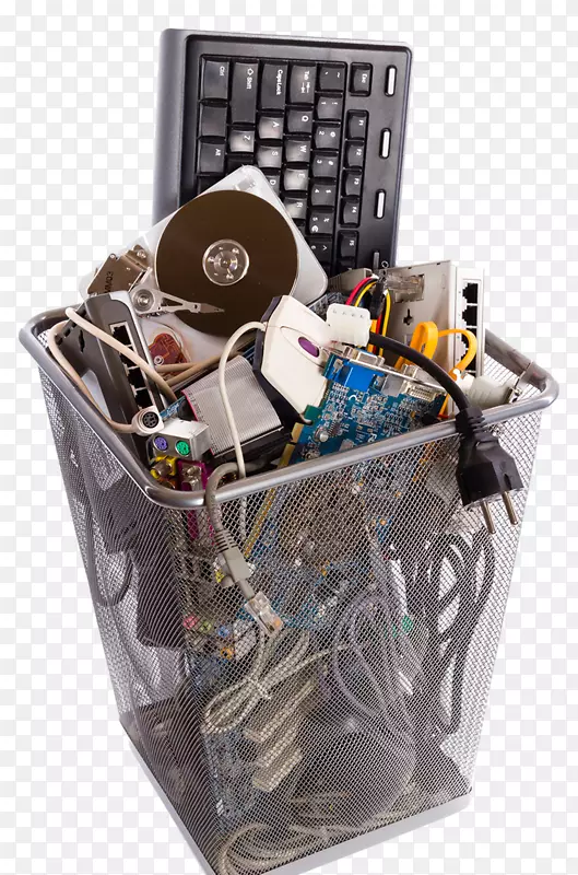 电子废物容器回收废料.电子垃圾桶
