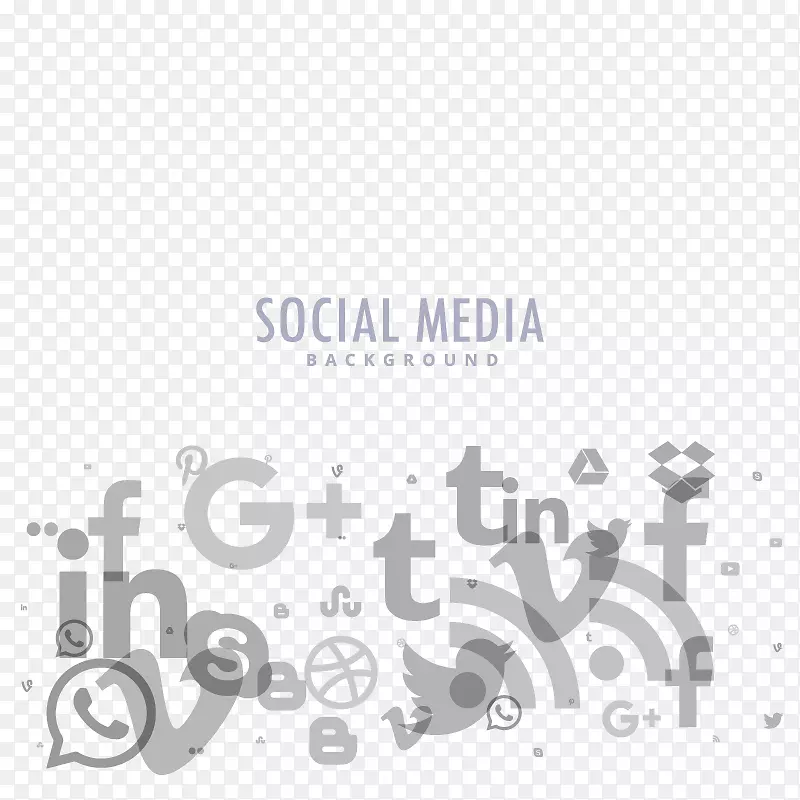 社交媒体营销社交网络图标社交网络
