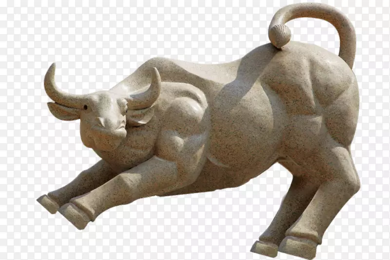 雕塑石雕艺术腾讯QQ丹冲犀牛雕像