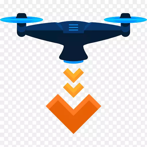 无人驾驶飞行器-无人机竞赛图标-无人机