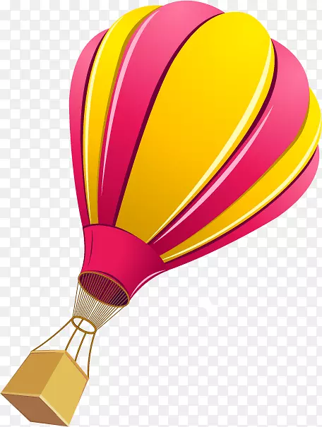 飞行热气球降落伞.降落伞