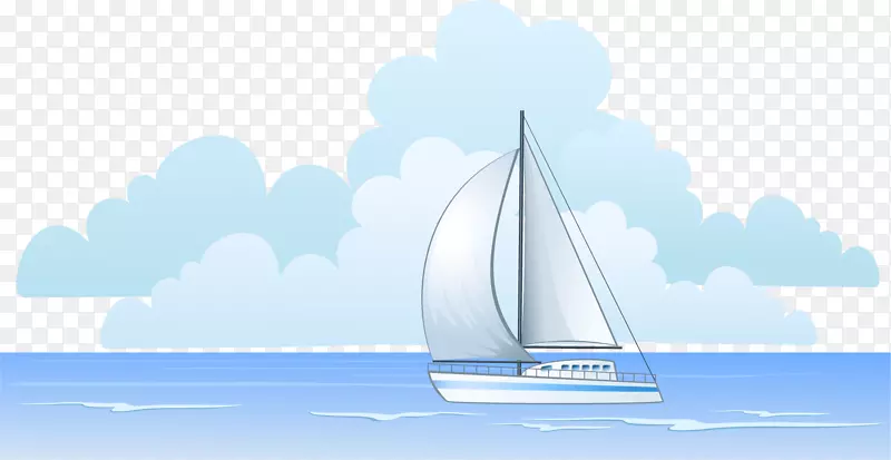 帆船-海上航行