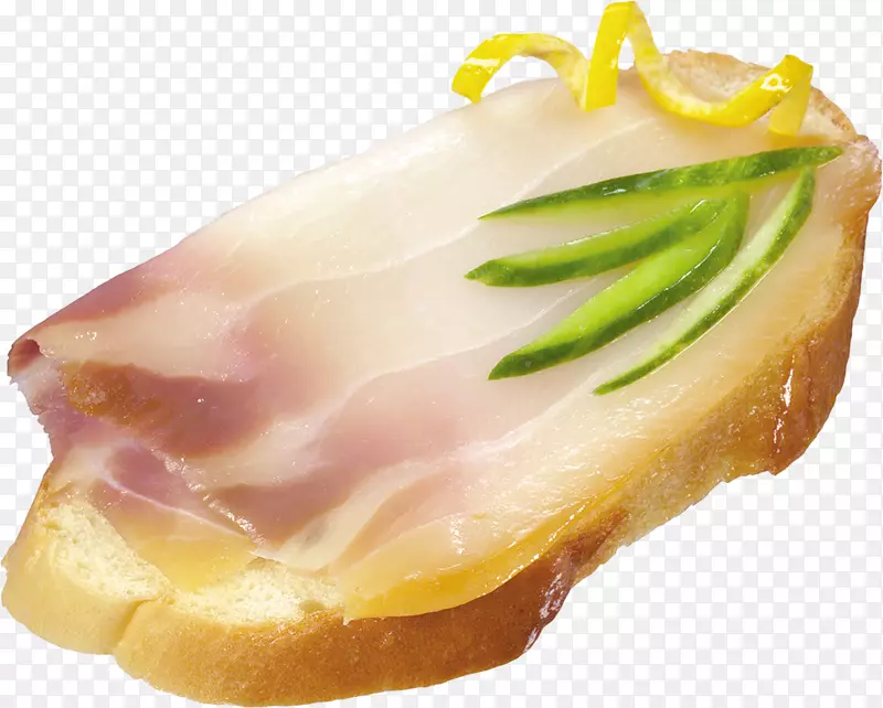 奶油火腿奶酪三明治zakuski吐司-午餐肉