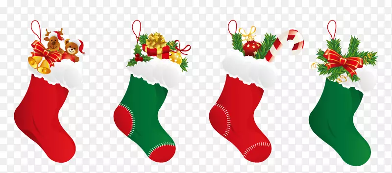 圣诞袜夹艺术-圣诞袜