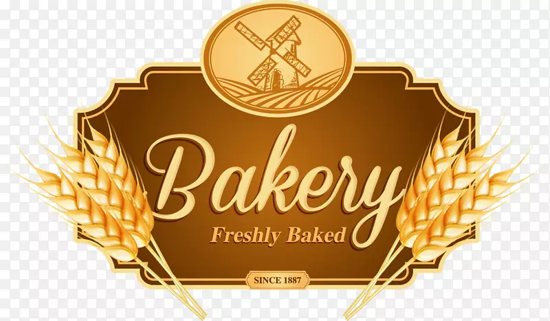 面包店标志纸杯蛋糕面包.面包店标志