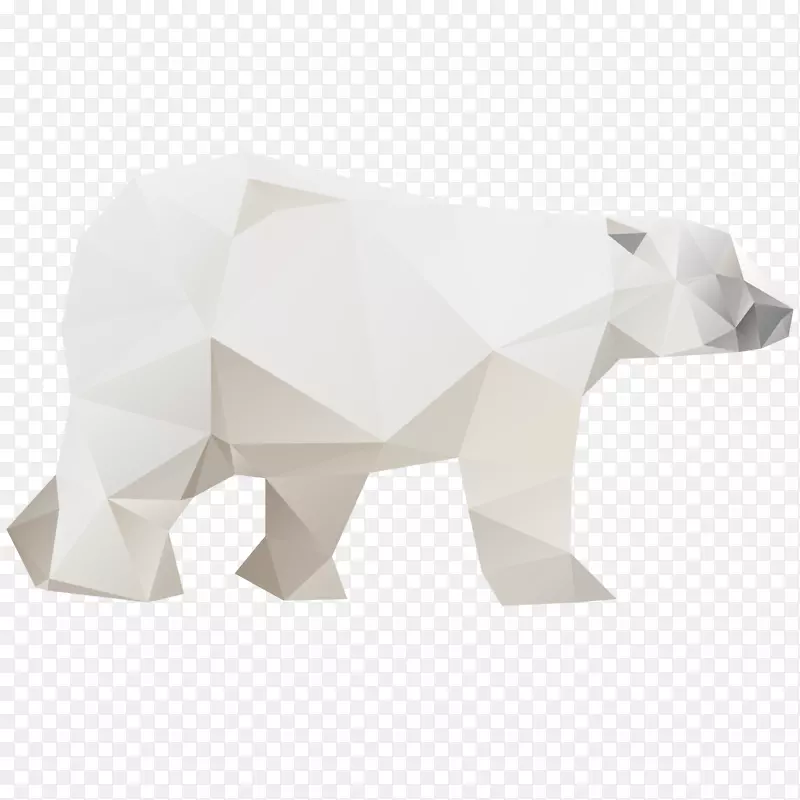 北极熊-折纸北极熊