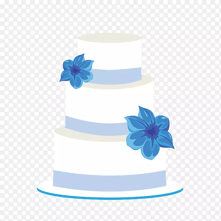 结婚蛋糕生日蛋糕剪贴画蓝色婚礼蛋糕很好吃
