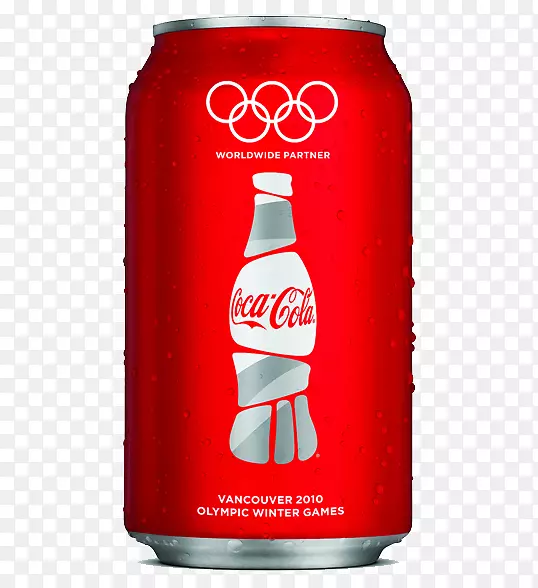 可口可乐2010冬奥会软饮料RC可乐可口可乐奥运包装红色