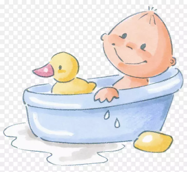 婚礼邀请函婴儿淋浴婴儿短信卡通可爱宝宝淋浴鸭子游泳