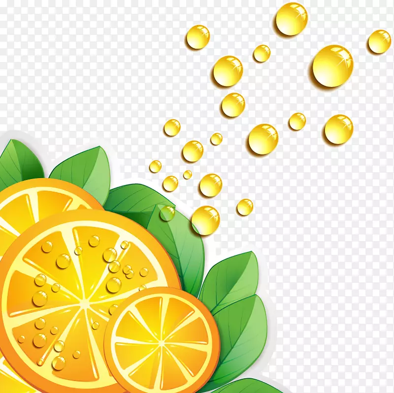 橙汁水果柠檬金柠檬