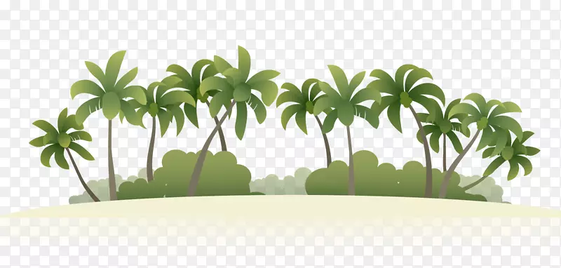 暑假海滩岛-椰子林病媒