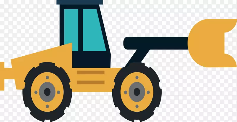 推土机建筑工程拖拉机重型设备打滑装载机道路推土机