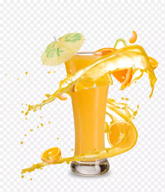 橙汁奶昔鸡尾酒软饮料.果汁和饮料杯高清图片材料